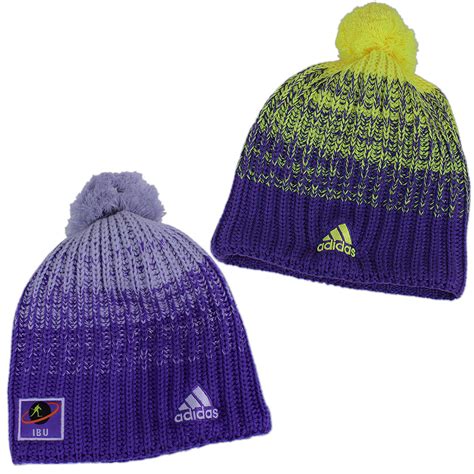 adidas Climaheat Faded Beanie Strickmütze mit Bommel